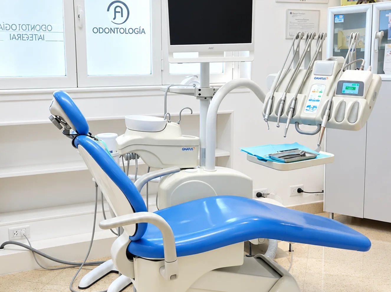 Sillón odontológico del consultorio